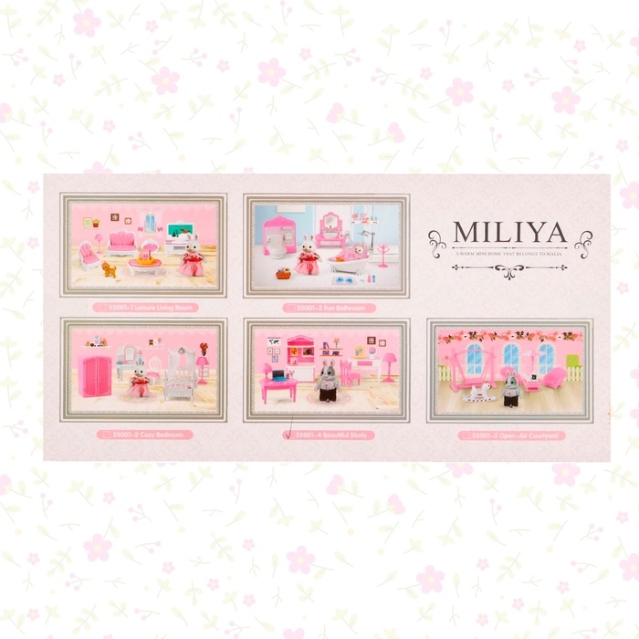 Набор игровой «Зайчик» с мебелью и аксессуарами Набор игровой «Зайчик» с мебелью и аксессуарами