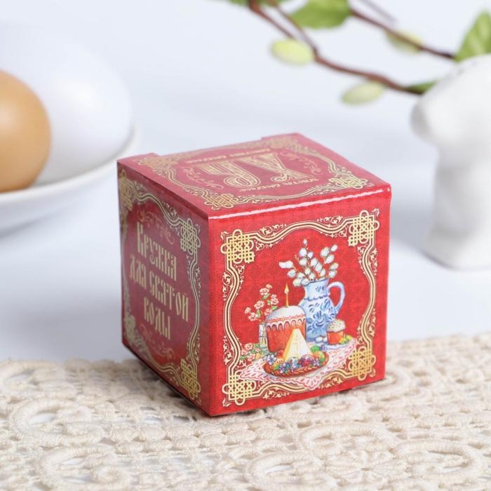 Кружечка для святой воды «Пасхальная композиция» на пасху, 5,5 х 4 х 3 см Кружечка для святой воды «Пасхальная композиция» на пасху, 5,5 х 4 х 3 см