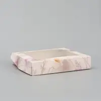 Коробка подарочная складная &laquo;С уважением и благодарностью&raquo;, 20&times;20&times;4 см, с окном