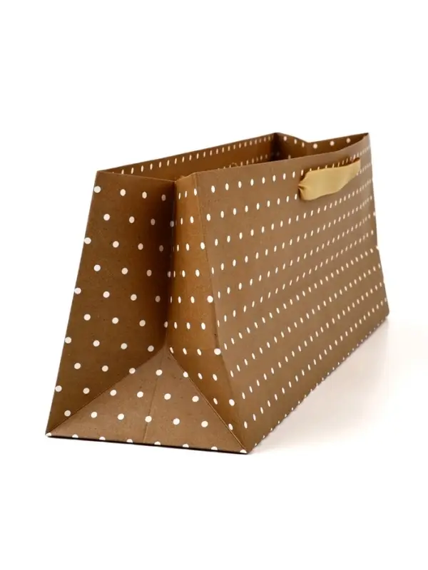 Пакет под бутылку &laquo;Горошек&raquo;, 36&times;10&times;13 см