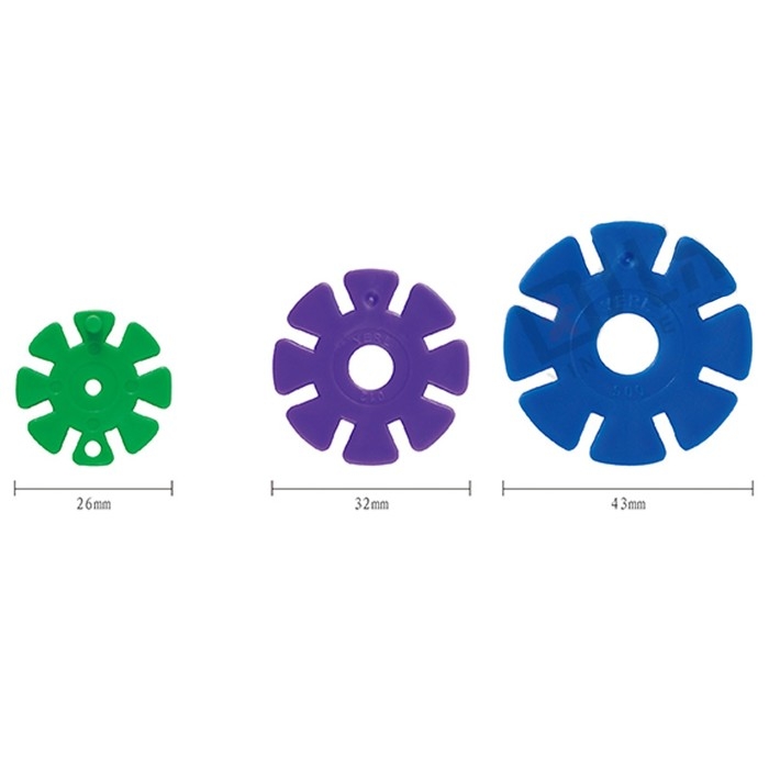 Конструктор обучающий «Круглые снежинки», 198 деталей Конструктор обучающий «Круглые снежинки», 198 деталей