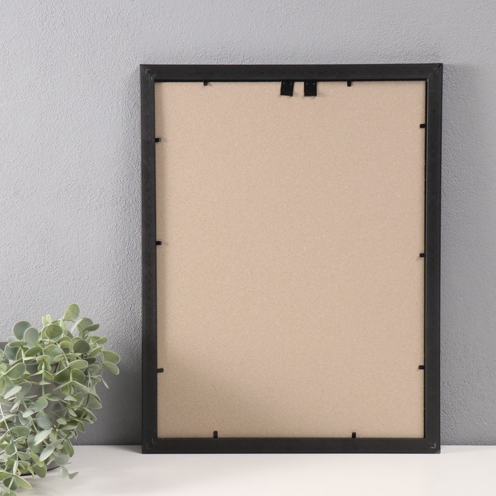 Фоторамка пластик Фоторамка пластик "Плаза" 30х40 см (стекло), 2014-black