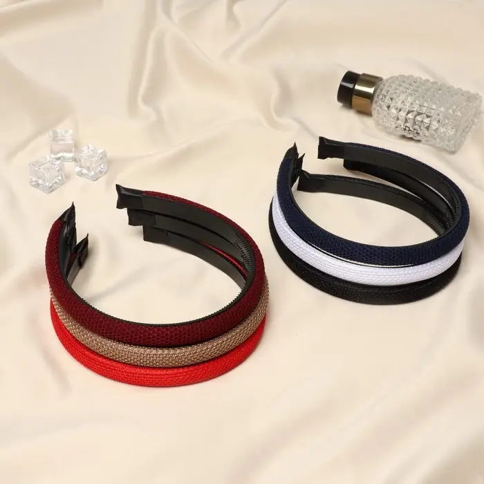 Ободок для волос «Сигрид», рельеф, 1.2 см, МИКС Ободок для волос «Сигрид», рельеф, 1.2 см, МИКС