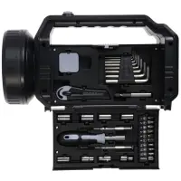 Набор инструментов ТУНДРА, подарочный пластиковый кейс &laquo;Фонарь большой&raquo;, 32 предмета