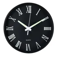 Часы настенные интерьерные &laquo;Классика&raquo;, бесшумные, плавный ход, светящиеся, d=25 см, от батарейки 1&times;АА