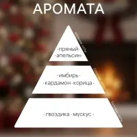 Новогодний ароматический диффузор &laquo;Снежное утро&raquo;, с открыткой и палочками, для дома, 50 мл