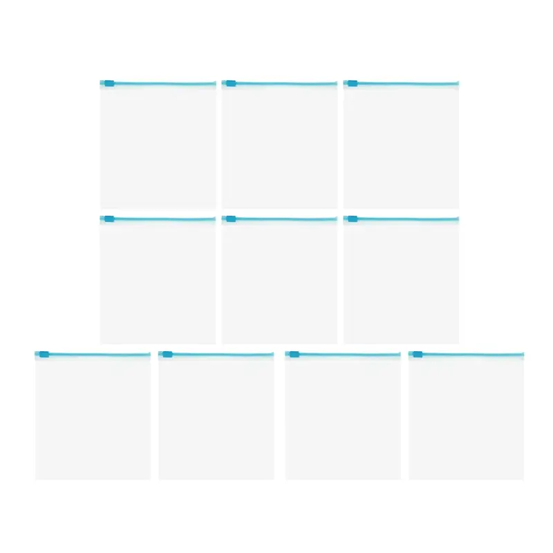 Пакеты с замком-слайдером тм VETTA, 20х30см, 50мкм, 3 литра, полиэтилен, 10шт