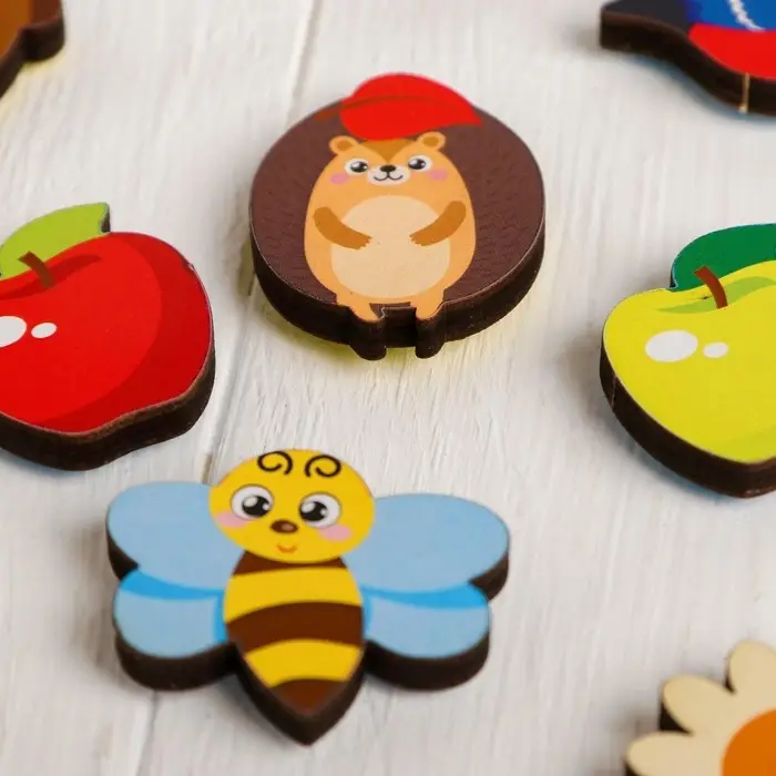 Головоломка Лесная мастерская &laquo;Липучки. Времена года&raquo;