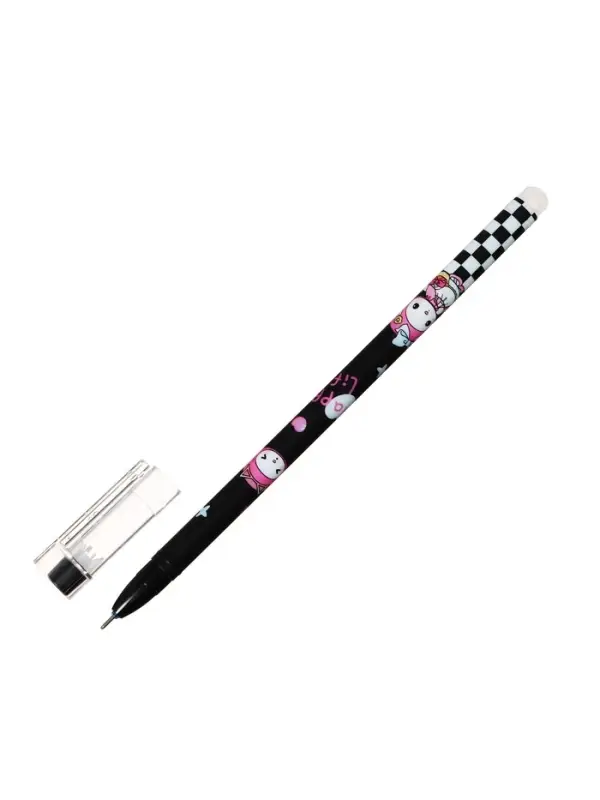 Стираемая ручка &laquo;Зайка&raquo;, гелевая, синий стержень, узел 0.5 мм, МИКС