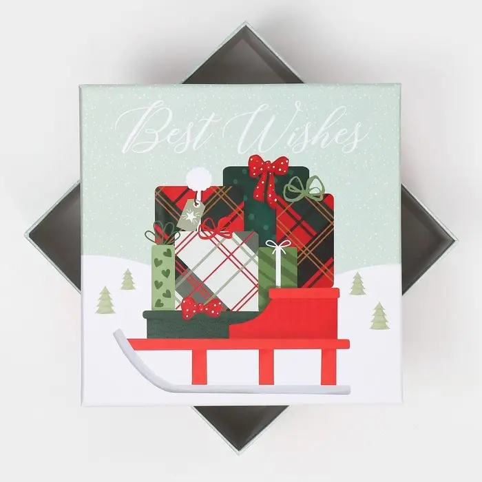 Набор подарочных коробок 6в1 «Тепла и уюта», 10 х 10 х 6 - 20 х 20 х 11 см, Новый год Набор подарочных коробок 6в1 «Тепла и уюта», 10 х 10 х 6 - 20 х 20 х 11 см, Новый год