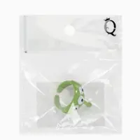 Кольцо &laquo;Монстрик&raquo;, с антенной, зелёное, безразмерное