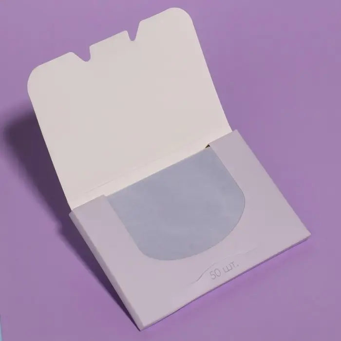 Матирующие салфетки &laquo;Colorful&raquo;, 50 шт., цвет сиреневый