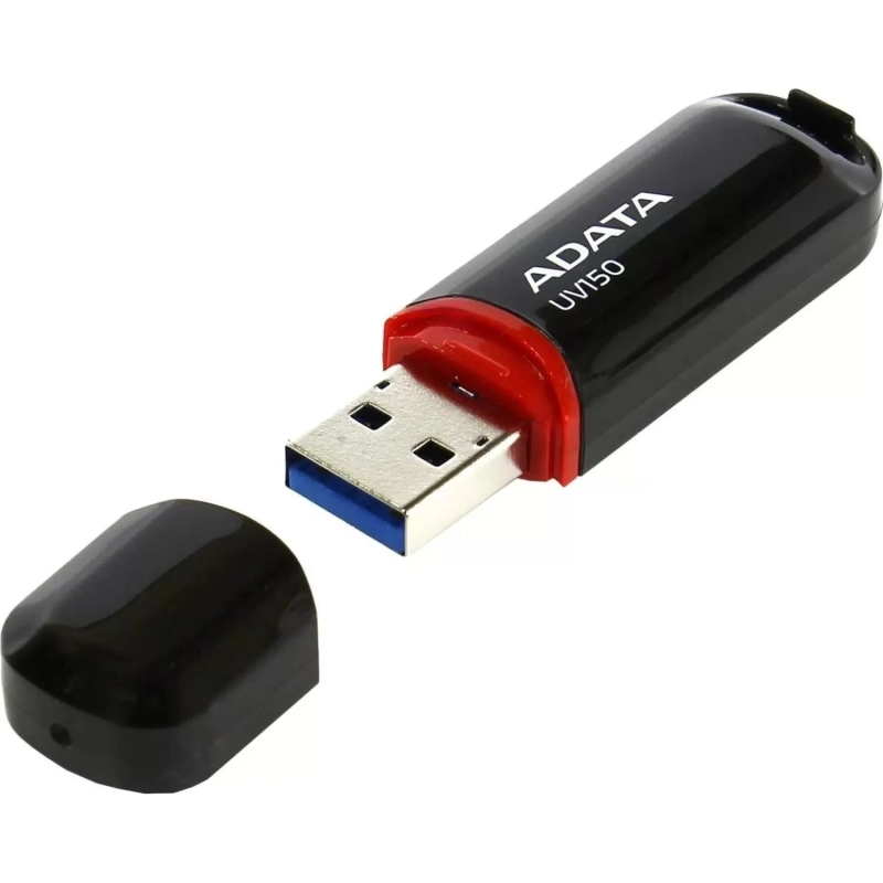 Флеш-память ADATA UV150, 64GB, AUV150-64G-RBK