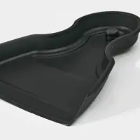 Щетка с совком "Meli", бамбуковая ручка, цвет черный 18х14 см Щетка с совком "Meli", бамбуковая ручка, цвет черный 18х14 см