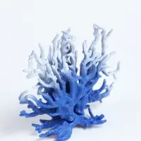 Коралл пластиковый, малый, 16&times;13 см, синий