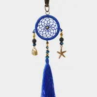 Брелок ловец снов, 17 см, ярко-синий Брелок ловец снов, 17 см, ярко-синий