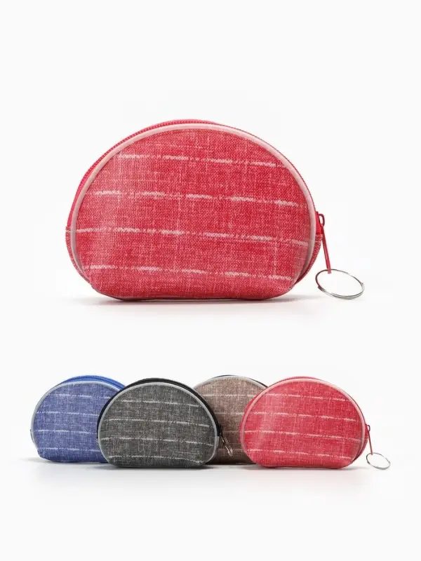 Кошелёк монетница женская на молнии, цвет МИКС Кошелёк монетница женская на молнии, цвет МИКС