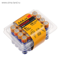 Батарейка алкалиновая Kodak Max, AAA, LR03-24BOX, 1.5В, бокс, 24 шт.