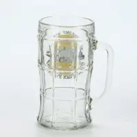 Кружка пивная стеклянная «Крепкому мужику, со светлым будущим», 500 мл Кружка пивная стеклянная «Крепкому мужику, со светлым будущим», 500 мл
