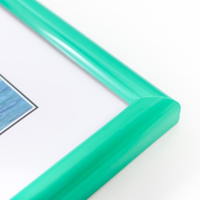 Фоторамка пластик Фоторамка пластик "Радуга" 15х21 см, зеленый