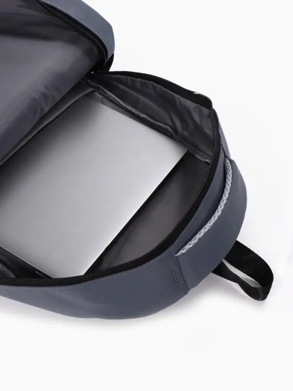 Рюкзак школьный &laquo;Смайл&raquo;, 2 отделения, 3 кармана, 31&times;15&times;46 см, синий