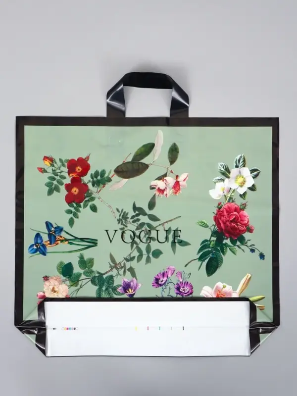 Пакет с петлевой ручкой "Мода" 45 х 40 х 8 см, 60 мкм