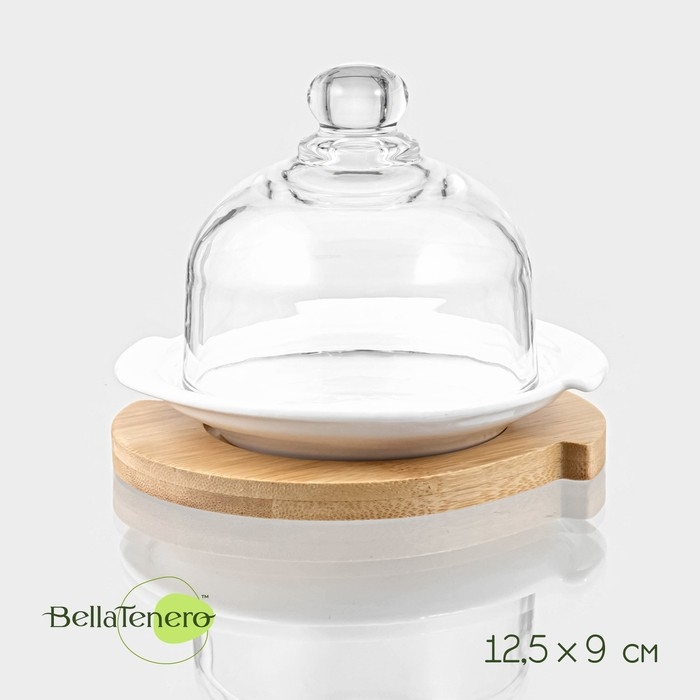 Лимонница фарфоровая BellaTenero, 12,5×9 см, цвет белый Лимонница фарфоровая BellaTenero, 12,5×9 см, цвет белый