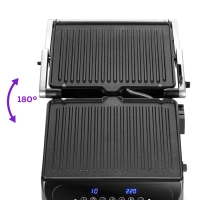 Электрогриль для дома со съемными панелями КТ-3697 - 2000 Вт Электрогриль для дома со съемными панелями КТ-3697 - 2000 Вт