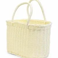 Корзина пластик 37 х 20,5 х 36 см, ручка17 см, белый Корзина пластик 37 х 20,5 х 36 см, ручка17 см, белый