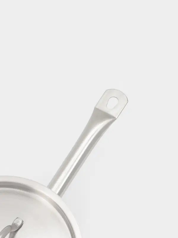 Ковш Hanna Kn&ouml;vell, 2.8 л, d=18, h=11 см, с крышкой, толщина стенки 0.8 мм, индукция, нержавеющая сталь