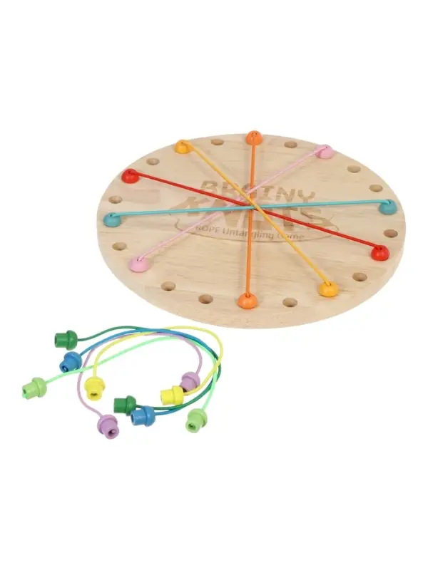 Настольная игра 2 в 1 головоломка Шнурочки + Магнитный бой