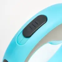 Рулетка - поводок для собак, лента 3 м, розовая/голубая