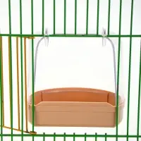 Купалка для птиц, внешняя 12&times;9&times;11 см, бежевая