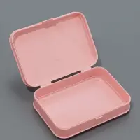 Органайзер с крышкой, для гигиенических принадлежностей, 14&times;9.5&times;3.5 см, розовый