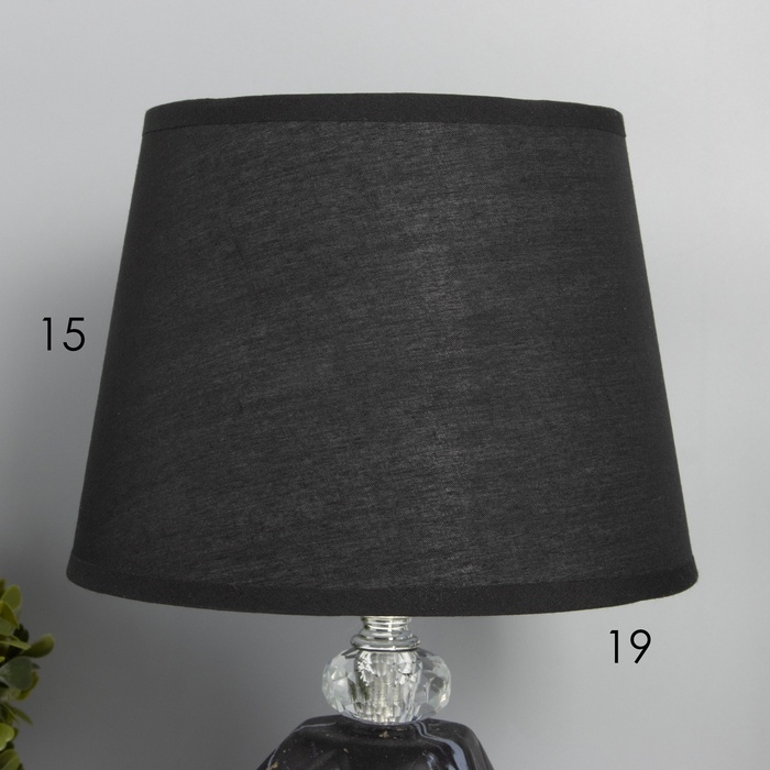 Лампа настольная Лампа настольная "Дух" 1х40Вт Е14 черный 20х20х34см