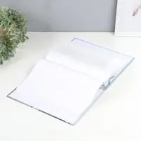 Фотоальбом на 200 фото 13х18 см "Медведь в синем шарфе и розы" в коробке 5,5х23,5х29,5 см