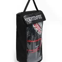 Боксерские перчатки FIGHT EMPIRE, ART, натуральная кожа, чёрные, размер 16 oz