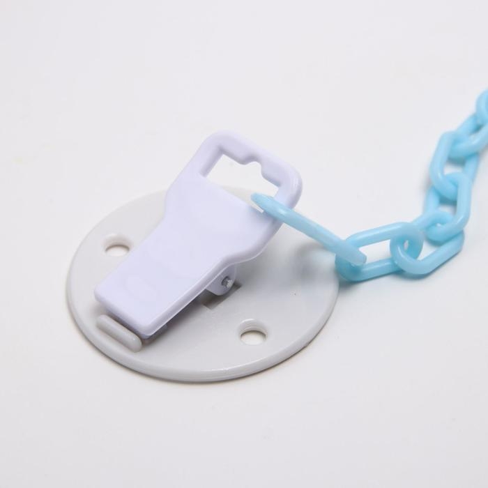 Соска - пустышка силиконовая ортодонтическая, от 0 мес., с держателем, цвет МИКС Соска - пустышка силиконовая ортодонтическая, от 0 мес., с держателем, цвет МИКС