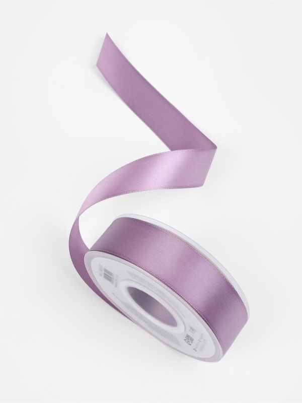 Лента атласная двухсторонняя №0434 25мм*25±1м сиреневый TR