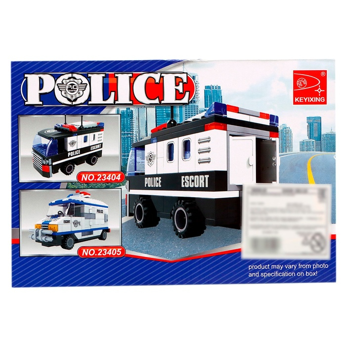 Конструктор «Полицейский броневик», 130 деталей Конструктор «Полицейский броневик», 130 деталей