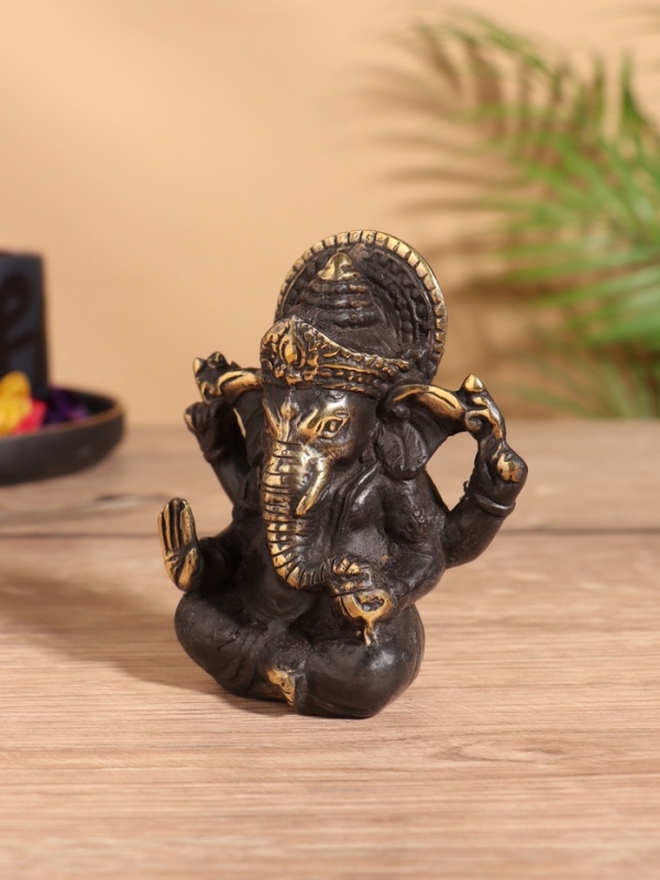Сувенир бронза Сувенир бронза "Ганеша" 9х4х10 см