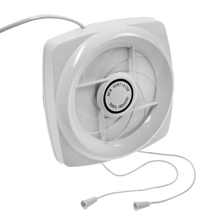 Вентилятор вытяжной ZEIN LOF-05, d=110 мм, 220 В, 20 Вт, с жалюзи, провод Вентилятор вытяжной ZEIN LOF-05, d=110 мм, 220 В, 20 Вт, с жалюзи, провод