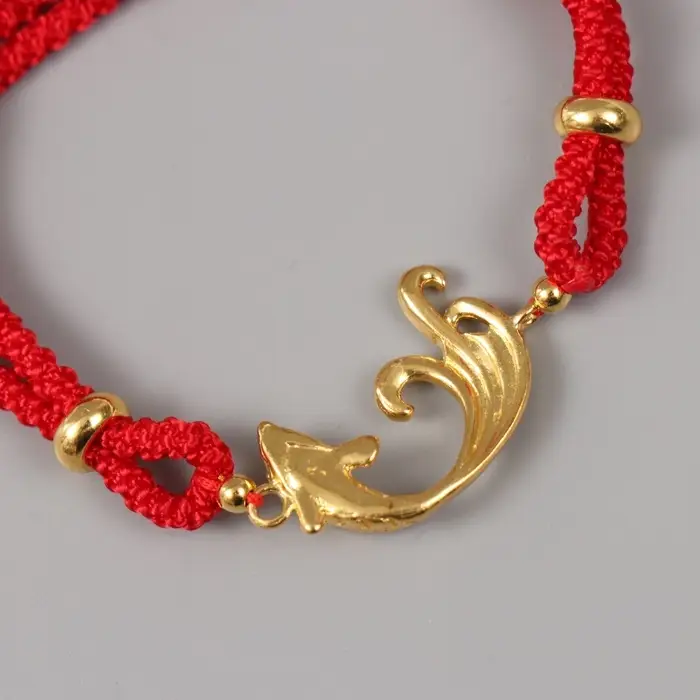 Браслет - талисман фэншуй &laquo;Растительный узор&raquo;, набор 5 шт., регулируемая длина