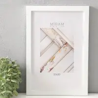 Фоторамка для фото 20&times;30 см &laquo;МИРАМ&raquo;, пластик, белый, (пластиковый экран)