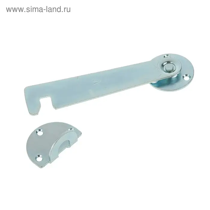 Крючок дверной КД, левый, покрытие цинк Крючок дверной КД, левый, покрытие цинк