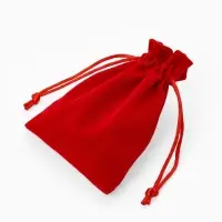 Набор мешочков бархатных 50 шт. &laquo;Классика&raquo; 9&times;12 см, красный