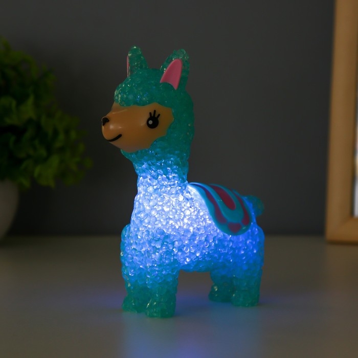 Ночник Ночник "Лама" LED 1Вт от батареек LR44 МИКС 10х15х5,5см RISALUX