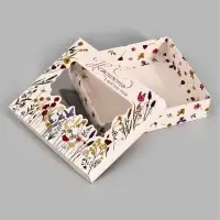 Коробка подарочная «Нежность», тиснение, 23.5 × 20.5 × 5.5 см Коробка подарочная «Нежность», тиснение, 23.5 × 20.5 × 5.5 см