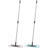 Швабра флаунд пласт 40х11 в сборе с насадк Soft микроф, телескоп.чер SV5102