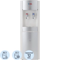 Кулер для воды AEL LD-AEL-28 white/silver напольный электронное охлаждение